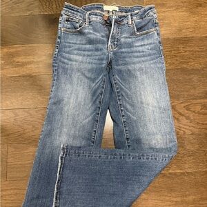Stylish Women's Blue Straight Leg Jeans